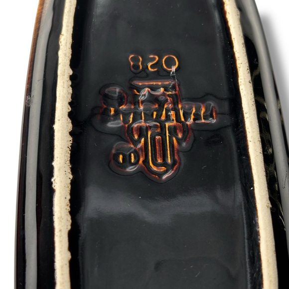 Pfaltzgraff Vintage Brown Glaze Drip Gourmet Stoneware Covered Butter Dish 7.75" - Picture 9 of 10